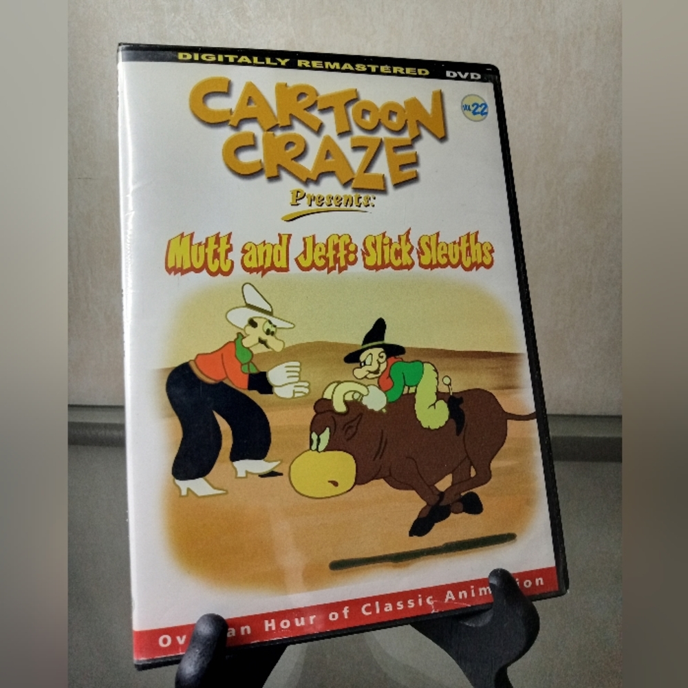 Cartoon Craze presents: Mutt & Jeff: Slick Sleuths ( vintage cartoon DVD )